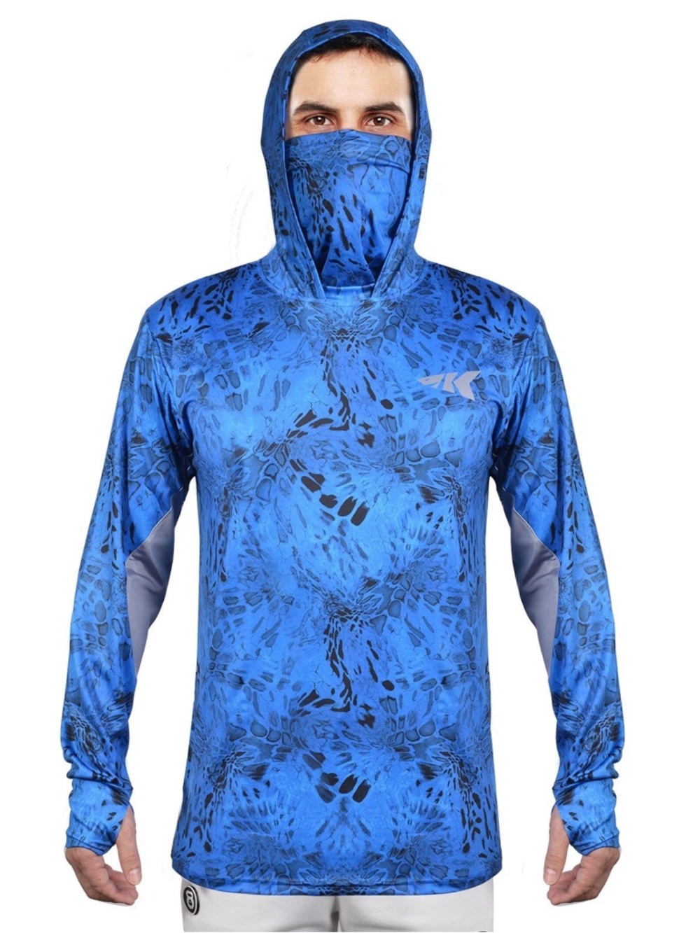 KastKing Long Sleeve Fishing Shirt With Neck Gaiter XL NWT